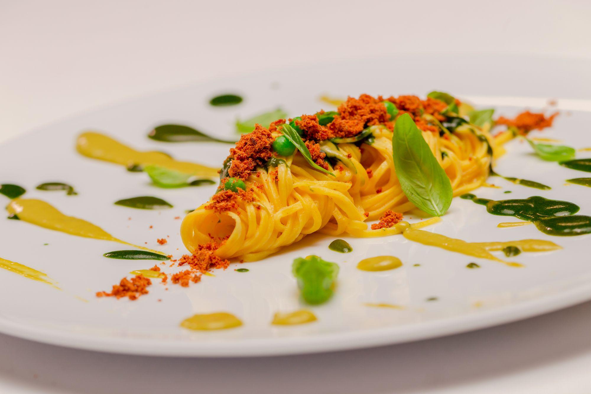 Tagliatelle al Ragù, our signature dish, close up